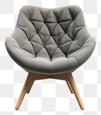 PNG  Furniture chair armchair white background. AI generated Image by rawpixel.