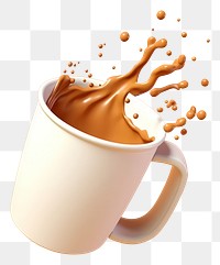 PNG  Coffee cup dessert drink. AI generated Image by rawpixel.