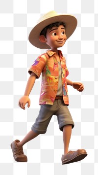 PNG Walking child boy kid. AI generated Image by rawpixel.