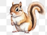 PNG Squirrel chipmunk rodent animal. AI generated Image by rawpixel.