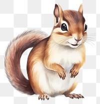 PNG Squirrel chipmunk rodent animal. AI generated Image by rawpixel.