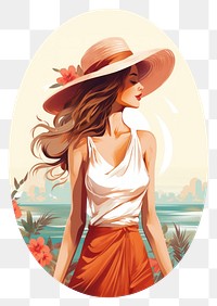 PNG Fashion summer adult women. AI generated Image by rawpixel.