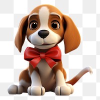 PNG Beagle dog figurine animal. 