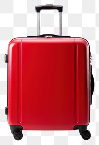 PNG Luggage suitcase white background technology. AI generated Image by rawpixel.