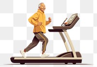 PNG Treadmill sports adult recreation. 