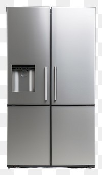 PNG Refrigerator appliance cupboard silver