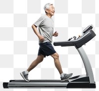 PNG Treadmill sports adult concentration. 