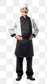 PNG Adult chef happiness portrait. 