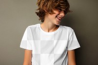 Kids t-shirt png transparent mockup, casual fashion