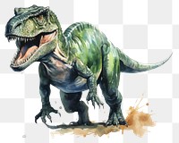 PNG Dinosaur reptile animal outdoors. AI generated Image by rawpixel.