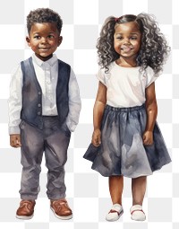 PNG Footwear portrait child togetherness. AI generated Image by rawpixel.