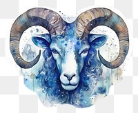 PNG watercolor illustration of zodiac , isolate illustration on paper