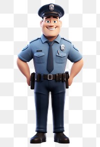 PNG Officer cartoon transparent background accessories.