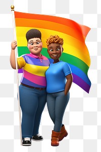 PNG Cartoon rainbow adult  