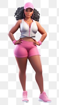 PNG Spandex cartoon adult women. AI generated Image by rawpixel.
