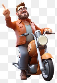 PNG Motorcycle vehicle cartoon adult. 