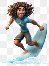 PNG Surfing cartoon sports toy. 