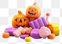 PNG Halloween candy food white background. AI generated Image by rawpixel.