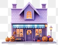 PNG Architecture halloween building house. 