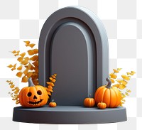 PNG Halloween pumpkin plant anthropomorphic. AI generated Image by rawpixel.