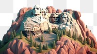 PNG Representation creativity landscape sculpture. AI generated Image by rawpixel.