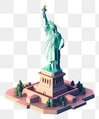 PNG Sculpture statue representation independence. AI generated Image by rawpixel.