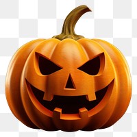 PNG Halloween pumpkin face anthropomorphic. AI generated Image by rawpixel.