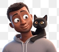 PNG Cartoon mammal black face. AI generated Image by rawpixel.