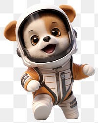 PNG Astronaut figurine cute toy. AI generated Image by rawpixel.