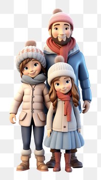 PNG Footwear figurine cartoon family. 