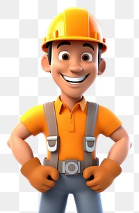 PNG Helmet cartoon hardhat worker. 