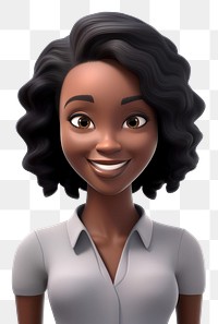 PNG Portrait smiling cartoon adult. 