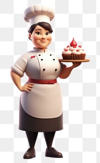 PNG Dessert chef food cake. AI generated Image by rawpixel.