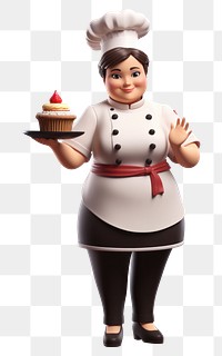 PNG Cake figurine dessert cupcake. AI generated Image by rawpixel.