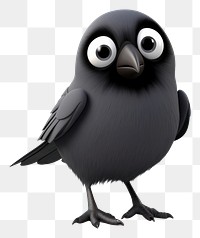 PNG Bird blackbird cartoon animal. 