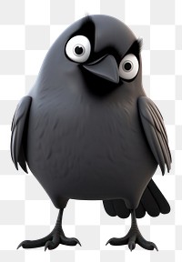 PNG Bird blackbird cartoon animal. 