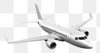 PNG  Airplane aircraft airliner vehicle. AI generated Image by rawpixel.