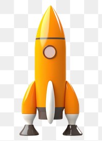 PNG Rocket missile vehicle white background. AI generated Image by rawpixel.