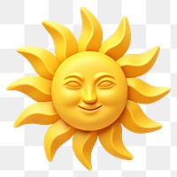 PNG Gold face sun transparent background. 