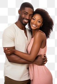 PNG Portrait hugging photo transparent background