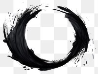 PNG Circle black monochrome abstract transparent background