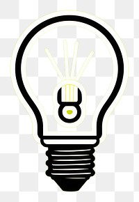 PNG Light lightbulb illuminated electricity. 