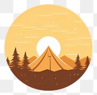 PNG Outdoors camping nature tranquility transparent background