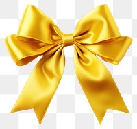 PNG Yellow bow white background celebration. 