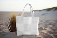 Tote bag png mockup, transparent design