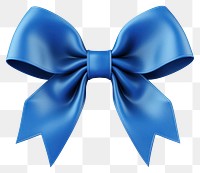 PNG Blue bow white background celebration. 