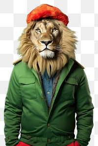 PNG Portrait mammal animal jacket transparent background