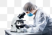 PNG Scientist microscope adult biotechnology