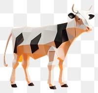 PNG Cow livestock mammal animal transparent background