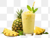 PNG  Pineapple fruit drink juice. AI generated Image by rawpixel.
